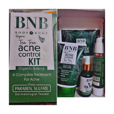 BNB Tea Tree Acne Control Kit "Tea Tree Harmony for Acne-Free Days"