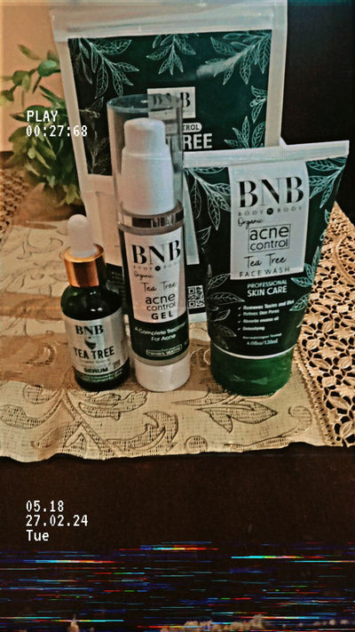 BNB Tea Tree Acne Control Kit "Tea Tree Harmony for Acne-Free Days"