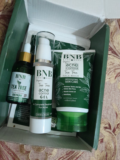 BNB Tea Tree Acne Control Kit "Tea Tree Harmony for Acne-Free Days"