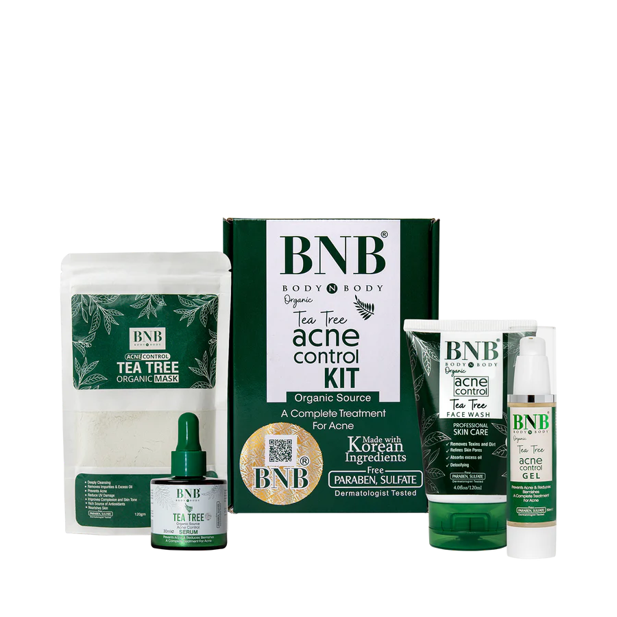 BNB Tea Tree Acne Control Kit "Tea Tree Harmony for Acne-Free Days"