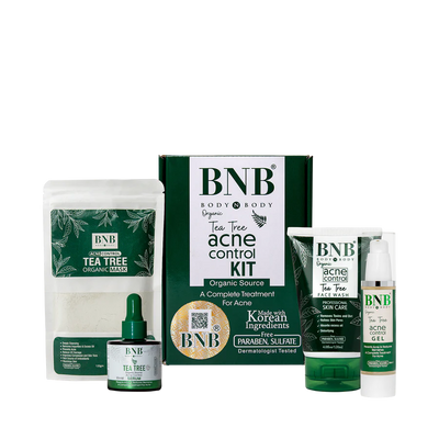 BNB Tea Tree Acne Control Kit "Tea Tree Harmony for Acne-Free Days"