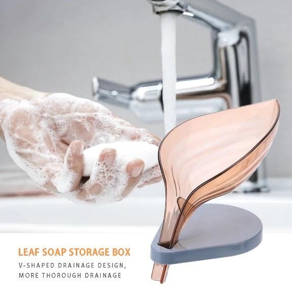 Leaf Shape Smart Soap Holder
