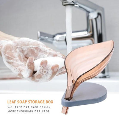 Leaf Shape Smart Soap Holder