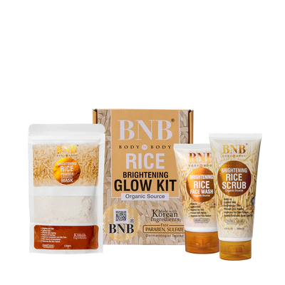 BNB RICE BRIGHTENING GLOW KIT