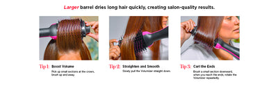 One Step Professional Curler Hair Straightener Hair Dryer Styling Tool Hot Air Brush