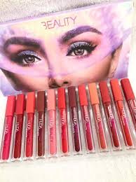 HUDA BEAUTY 12 PCS Liquid Mate Lipstick Set