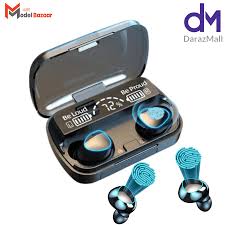 M10 TWS Wireless Earbuds with Charging Power Bank & LED Display 3D Touch Bluetooth Headset newest