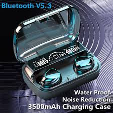 M10 TWS Wireless Earbuds with Charging Power Bank & LED Display 3D Touch Bluetooth Headset newest