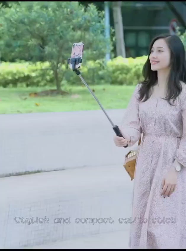 R1s Selfie Stick 🎓With Tripod | Bluetooth Foldable🕶 Selfie Rod For Phone Action Camera🎥 Iphone 📱